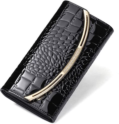 WOMEN'S LUXURY BLACK WALLETS 